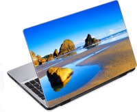 ezyPRNT Beautiful Sea Beach (14 to 14.9 inch) Vinyl Laptop Decal 14   Laptop Accessories  (ezyPRNT)