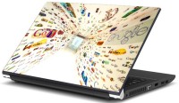 View Psycho Art 3d Ball On Wooden Floor Vinyl Laptop Decal 15.6 Laptop Accessories Price Online(Psycho Art)