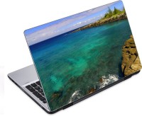 ezyPRNT A beautiful beach Nature (14 to 14.9 inch) Vinyl Laptop Decal 14   Laptop Accessories  (ezyPRNT)