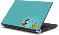 Rangeele Inkers Mickey And Pluto Vinyl Laptop Decal 15.6   Laptop Accessories  (Rangeele Inkers)
