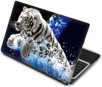 Shopmania white Tiger Vinyl Laptop Decal 15.6   Laptop Accessories  (Shopmania)