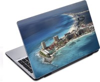 ezyPRNT Travel and Tourism - City Seashore (14 to 14.9 inch) Vinyl Laptop Decal 14   Laptop Accessories  (ezyPRNT)