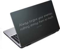 ezyPRNT Oscar Wilde Motivation Quote (14 to 14.9 inch) Vinyl Laptop Decal 14   Laptop Accessories  (ezyPRNT)