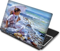 Shopmania Girl on beach Vinyl Laptop Decal 15.6   Laptop Accessories  (Shopmania)