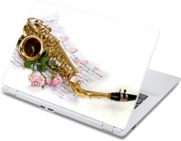 ezyPRNT trumpet Musical Instrument Music A (13 to 13.9 inch) Vinyl Laptop Decal 13   Laptop Accessories  (ezyPRNT)