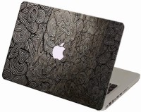 Theskinmantra Black Maze Macbook 3m Bubble Free Vinyl Laptop Decal 13.3   Laptop Accessories  (Theskinmantra)