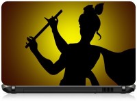 Box 18 Lord Krishna With Flute 2049 Vinyl Laptop Decal 15.6   Laptop Accessories  (Box 18)