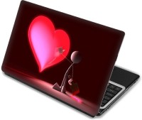 Shopmania Glowing Heart Vinyl Laptop Decal 15.6   Laptop Accessories  (Shopmania)