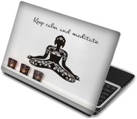 Shopmania Keep Clam and medited Vinyl Laptop Decal 15.6   Laptop Accessories  (Shopmania)