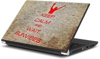 ezyPRNT Keep Calm and Wait Sunvibes (14 to 14.9 inch) Vinyl Laptop Decal 14   Laptop Accessories  (ezyPRNT)