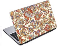 ezyPRNT Colorful Flower Art and Pattern (14 to 14.9 inch) Vinyl Laptop Decal 14   Laptop Accessories  (ezyPRNT)