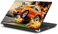 ezyPRNT Fire Busters Sports Car (14 to 14.9 inch) Vinyl Laptop Decal 14   Laptop Accessories  (ezyPRNT)