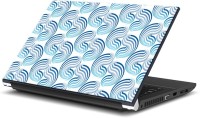 ezyPRNT Curvy Blue Synched Lines Pattern () Vinyl Laptop Decal 15   Laptop Accessories  (ezyPRNT)