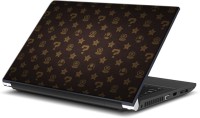 ezyPRNT Brown Super Mario Powers Pattern (15 to 15.6 inch) Vinyl Laptop Decal 15   Laptop Accessories  (ezyPRNT)
