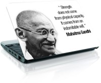 Shopmania Gandhi qutoes 5 Vinyl Laptop Decal 15.6   Laptop Accessories  (Shopmania)