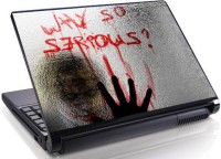 Theskinmantra Why So Serious Vinyl Laptop Decal 15.6   Laptop Accessories  (Theskinmantra)