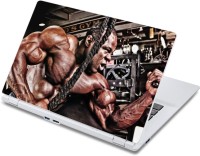 ezyPRNT Aggressive Workout Body Building (13 to 13.9 inch) Vinyl Laptop Decal 13   Laptop Accessories  (ezyPRNT)