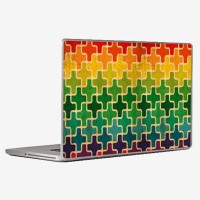 Theskinmantra Cubes Connected Universal Size Vinyl Laptop Decal 15.6   Laptop Accessories  (Theskinmantra)