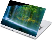 ezyPRNT Refined Sunrays on Blue Lake Nature (13 to 13.9 inch) Vinyl Laptop Decal 13   Laptop Accessories  (ezyPRNT)
