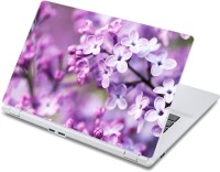 ezyPRNT Purple Spring Flowers (13 to 13.9 inch) Vinyl Laptop Decal 13   Laptop Accessories  (ezyPRNT)
