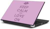 ezyPRNT keep calm love on (15 inch) Vinyl Laptop Decal 15   Laptop Accessories  (ezyPRNT)