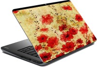 meSleep Red Flower LS-79-501 Vinyl Laptop Decal 15.6   Laptop Accessories  (meSleep)