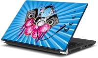 ezyPRNT Loud Speakers Music C (15 to 15.6 inch) Vinyl Laptop Decal 15   Laptop Accessories  (ezyPRNT)