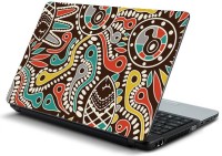 ezyPRNT Indian Cloth Doodle Vinyl Laptop Decal 15.6   Laptop Accessories  (ezyPRNT)