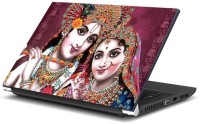 Dadlace Radhe Krishna Vinyl Laptop Decal 14.1   Laptop Accessories  (Dadlace)