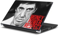 Rangeele Inkers Godfather Money Power Respect Vinyl Laptop Decal 15.6   Laptop Accessories  (Rangeele Inkers)
