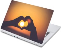 ezyPRNT Sun In Heart (13 to 13.9 inch) Vinyl Laptop Decal 13   Laptop Accessories  (ezyPRNT)