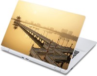 ezyPRNT Bridge on Still Water City (13 to 13.9 inch) Vinyl Laptop Decal 13   Laptop Accessories  (ezyPRNT)