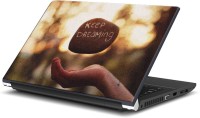Rangeele Inkers Keep Dreaming Stone Vinyl Laptop Decal 15.6   Laptop Accessories  (Rangeele Inkers)