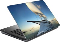 meSleep White Ship Vinyl Laptop Decal 15.1   Laptop Accessories  (meSleep)