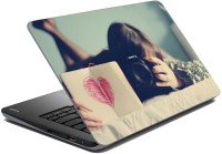 View meSleep Love Once Girl Vinyl Laptop Decal 15.1 Laptop Accessories Price Online(meSleep)