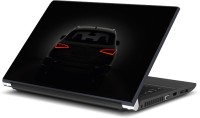 Rangeele Inkers Stylish Black Car Back Vinyl Laptop Decal 15.6   Laptop Accessories  (Rangeele Inkers)