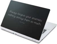 ezyPRNT Oscar Wilde Motivation Quote (13 to 13.9 inch) Vinyl Laptop Decal 13   Laptop Accessories  (ezyPRNT)
