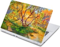 ezyPRNT Colorful Nature in Spring Art & Painting (13 to 13.9 inch) Vinyl Laptop Decal 13   Laptop Accessories  (ezyPRNT)