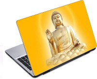 ezyPRNT Lord Budha Statue (14 to 14.9 inch) Vinyl Laptop Decal 14   Laptop Accessories  (ezyPRNT)