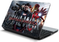 View Psycho Art Captain America - 2505 Vinyl Laptop Decal 15.6 Laptop Accessories Price Online(Psycho Art)