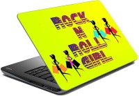 meSleep Rock N Roll Girl Vinyl Laptop Decal 15.1   Laptop Accessories  (meSleep)
