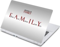 ezyPRNT Family Typography (13 to 13.9 inch) Vinyl Laptop Decal 13   Laptop Accessories  (ezyPRNT)