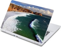 ezyPRNT Sea Waves (13 to 13.9 inch) Vinyl Laptop Decal 13   Laptop Accessories  (ezyPRNT)