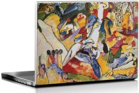 Seven Rays Composition Ii By Kadinsky 1910 Vinyl Laptop Decal 15.6   Laptop Accessories  (Seven Rays)