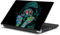 ezyPRNT Scary Colorful Face of a Lady (15 to 15.6 inch) Vinyl Laptop Decal 15   Laptop Accessories  (ezyPRNT)