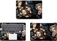 Swagsutra Jesus Glass Vinyl Laptop Decal 11   Laptop Accessories  (Swagsutra)