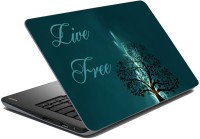 meSleep Live Free Vinyl Laptop Decal 15.1   Laptop Accessories  (meSleep)
