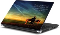 ezyPRNT Travel and Tourism Emerson Quote (15 to 15.6 inch) Vinyl Laptop Decal 15   Laptop Accessories  (ezyPRNT)