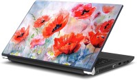 View Rangeele Inkers Flowers Painting Artwork Vinyl Laptop Decal 15.6 Laptop Accessories Price Online(Rangeele Inkers)