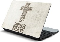 ezyPRNT Christian Cross Vinyl Laptop Decal 15.6   Laptop Accessories  (ezyPRNT)